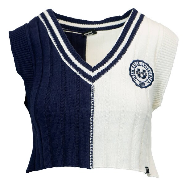 Women's Cropped Utah State University Chloe Vest